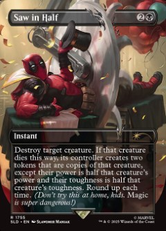 Saw in Half Secret Lair Drop - Marvel's Art